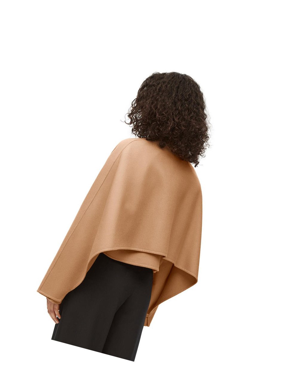 Loewe Button jacket in wool and cashmere Camel | PICOH-0539