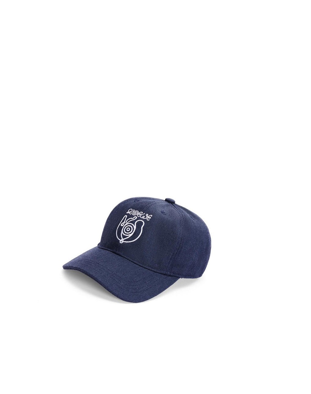 Loewe Cap in canvas Marine | XOWEK-6028
