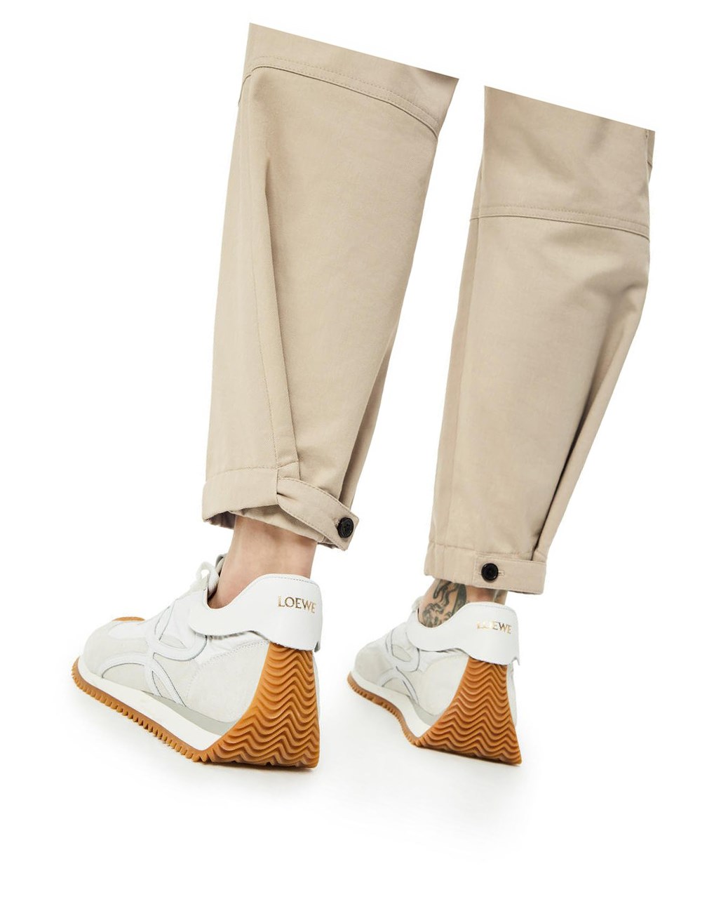 Loewe Cargo trousers in cotton Grises | MCYDK-2691