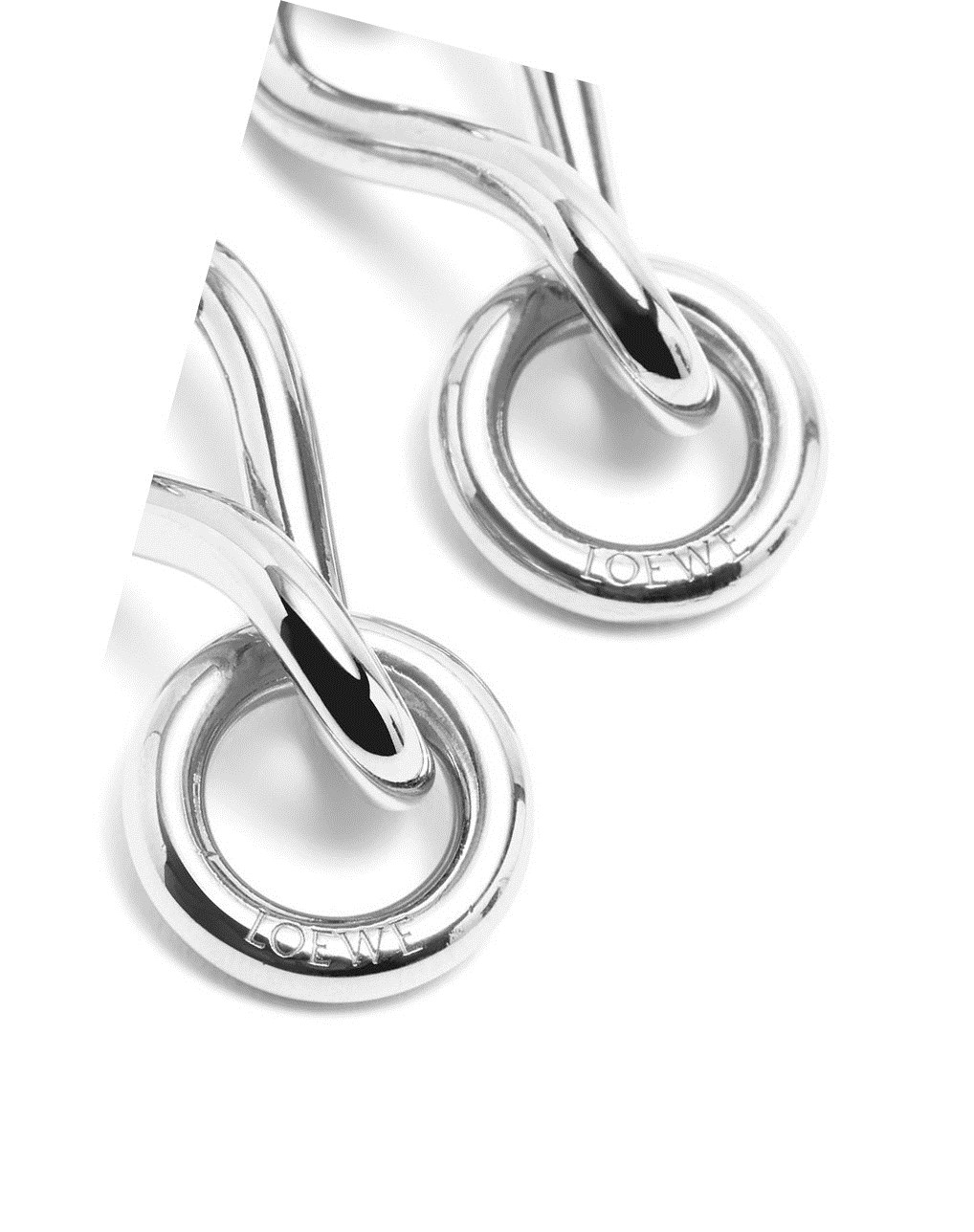 Loewe Chainlink earrings in sterling silver Plateados | HQOJY-6704