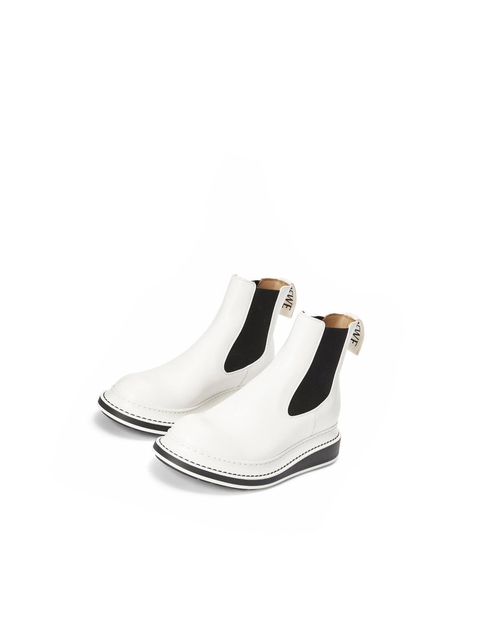 Loewe Chelsea boot in calfskin Blancos | WPAEZ-6842