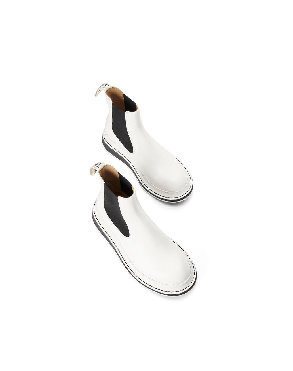 Loewe Chelsea boot in calfskin Blancos | WPAEZ-6842