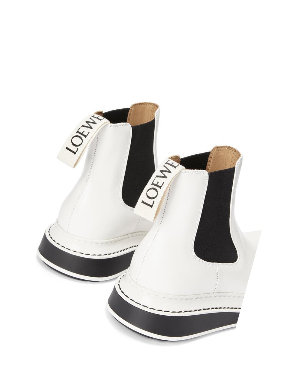Loewe Chelsea boot in calfskin Blancos | WPAEZ-6842