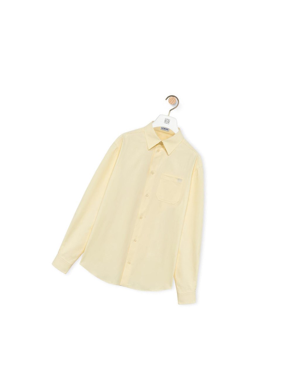 Loewe Chest pocket check shirt in cotton Amarillos | DFRIT-2175