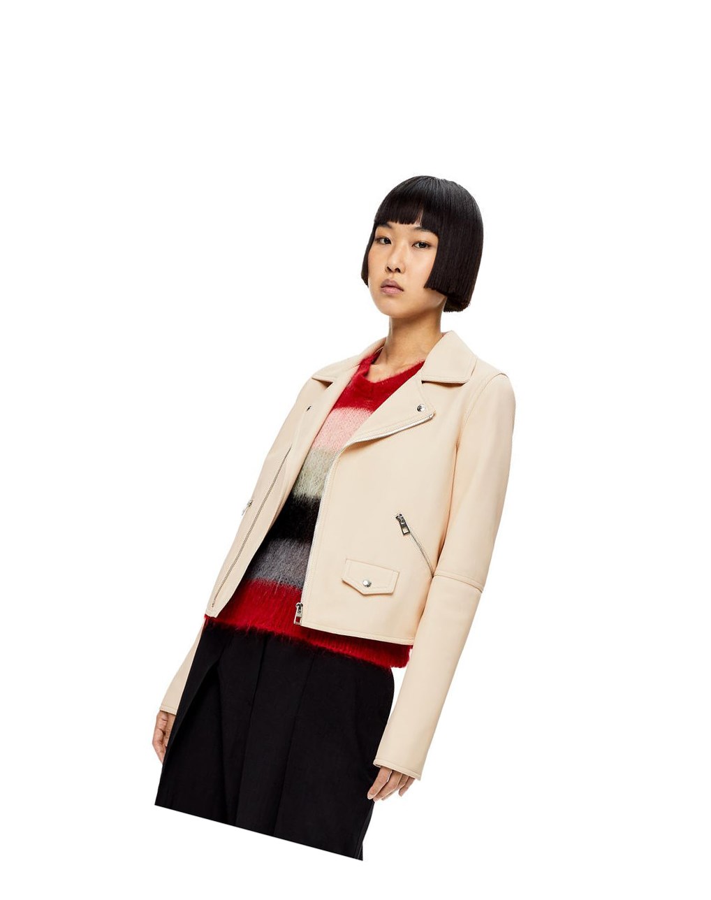 Loewe Ciclismo jacket in nappa Ecru | YDSHE-4160