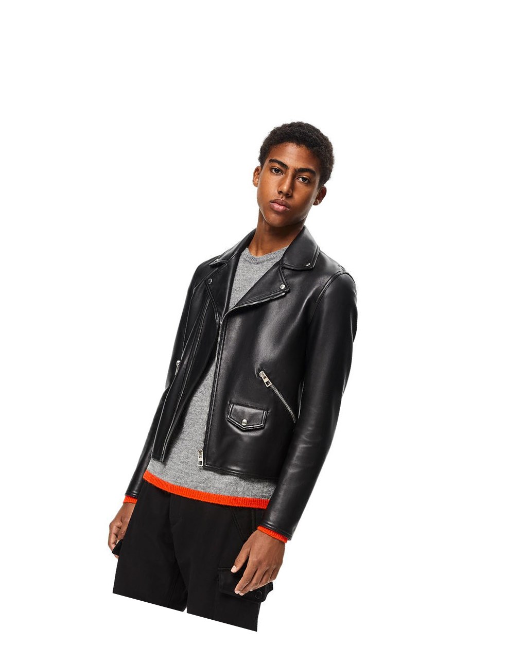 Loewe Ciclismo jacket in nappa Negros | ITYQB-5732