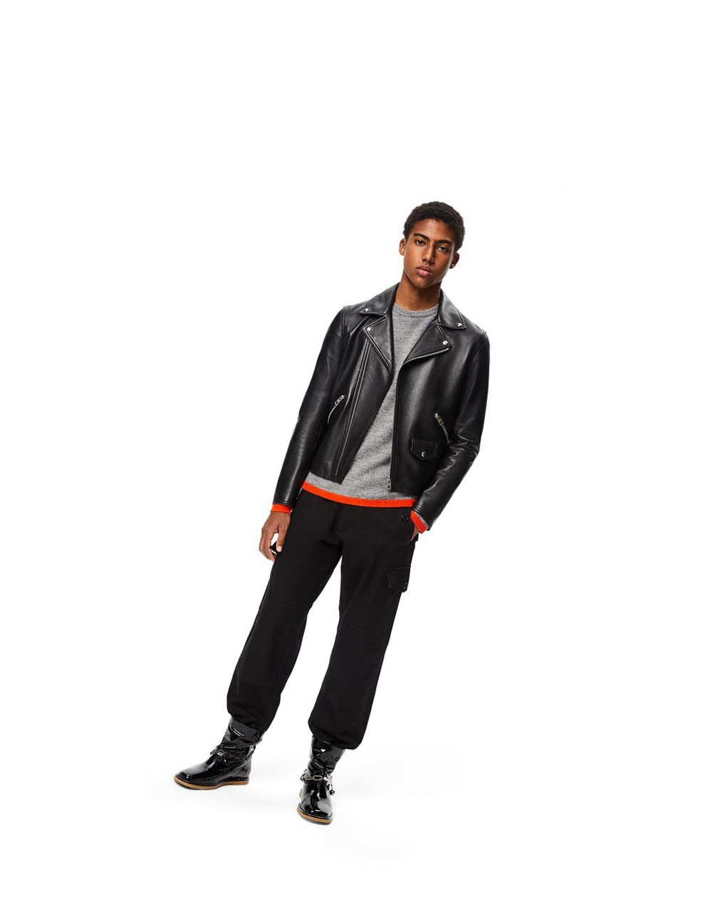 Loewe Ciclismo jacket in nappa Negros | ITYQB-5732