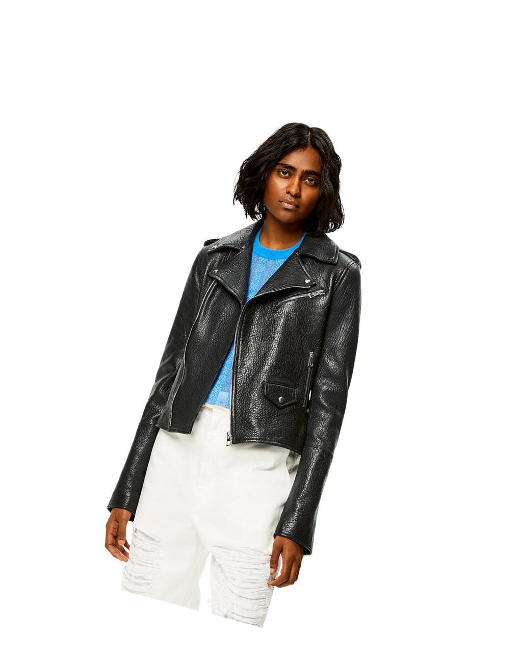 Loewe Ciclismo jacket in nappa Negros | QNBPV-6140