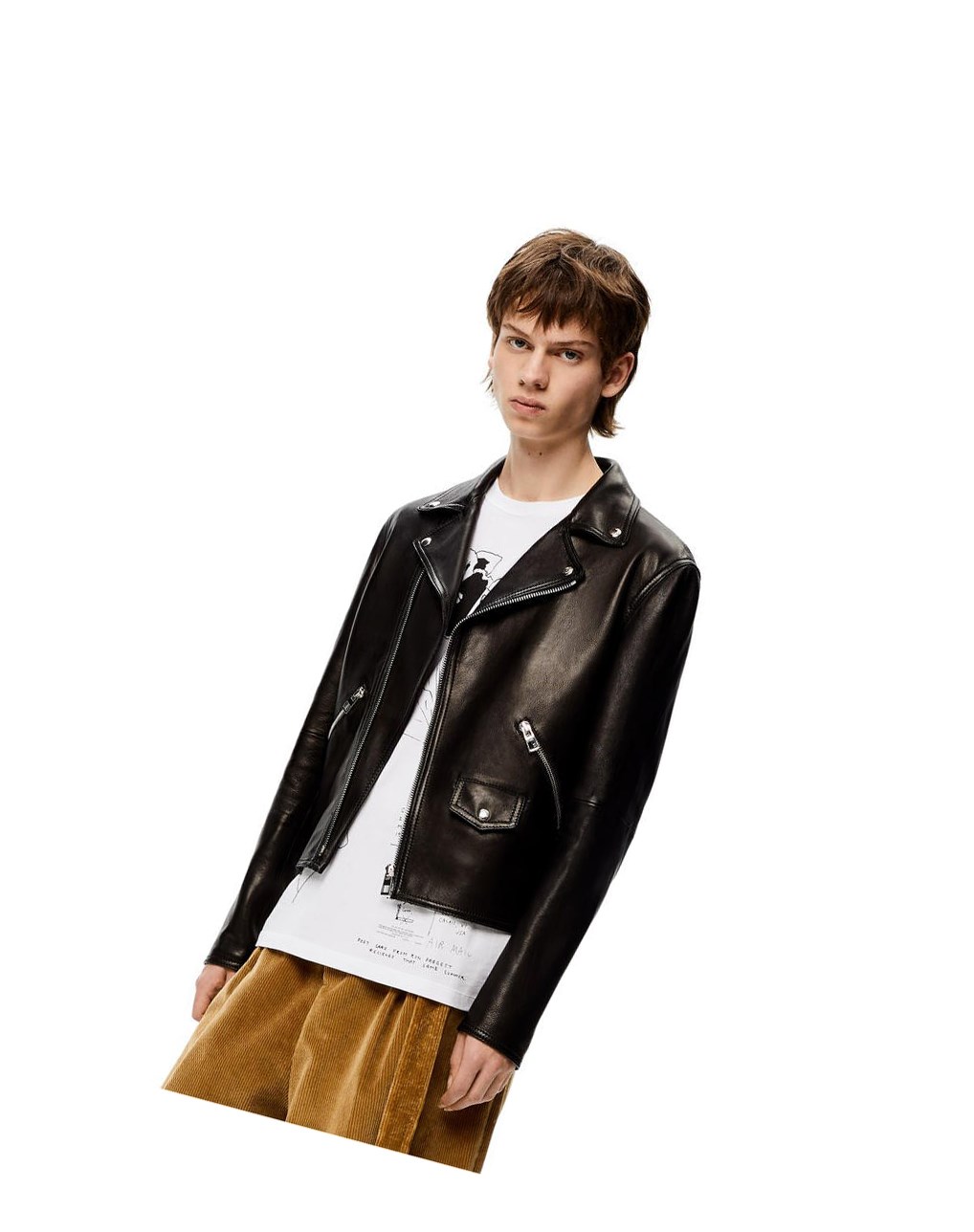 Loewe Ciclismo jacket in nappa Negros | SWLAD-8057