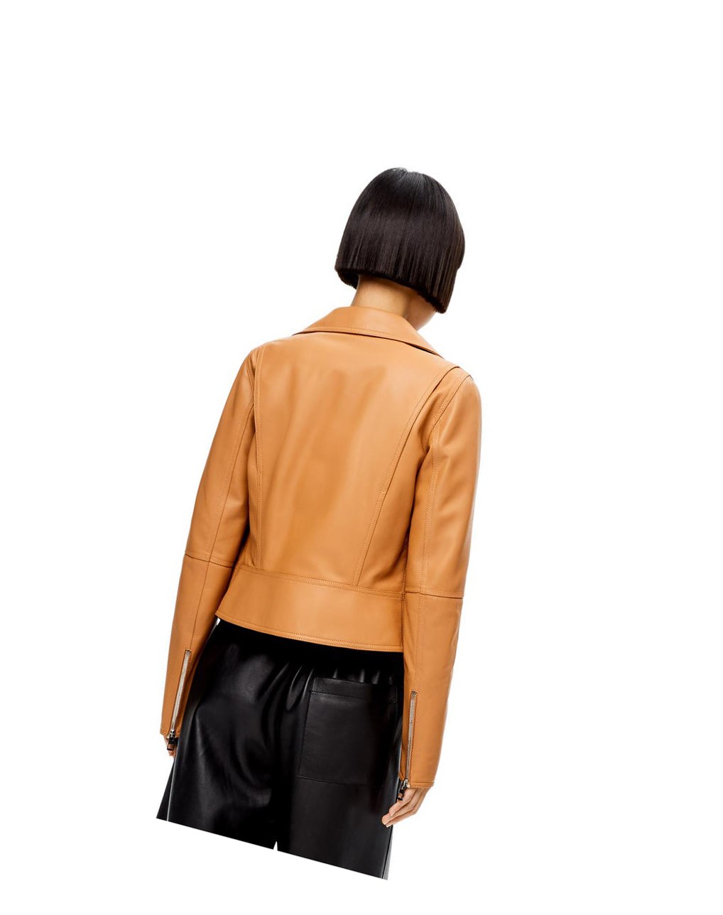 Loewe Ciclismo jacket in nappa Warm Desert | UFEWL-7124