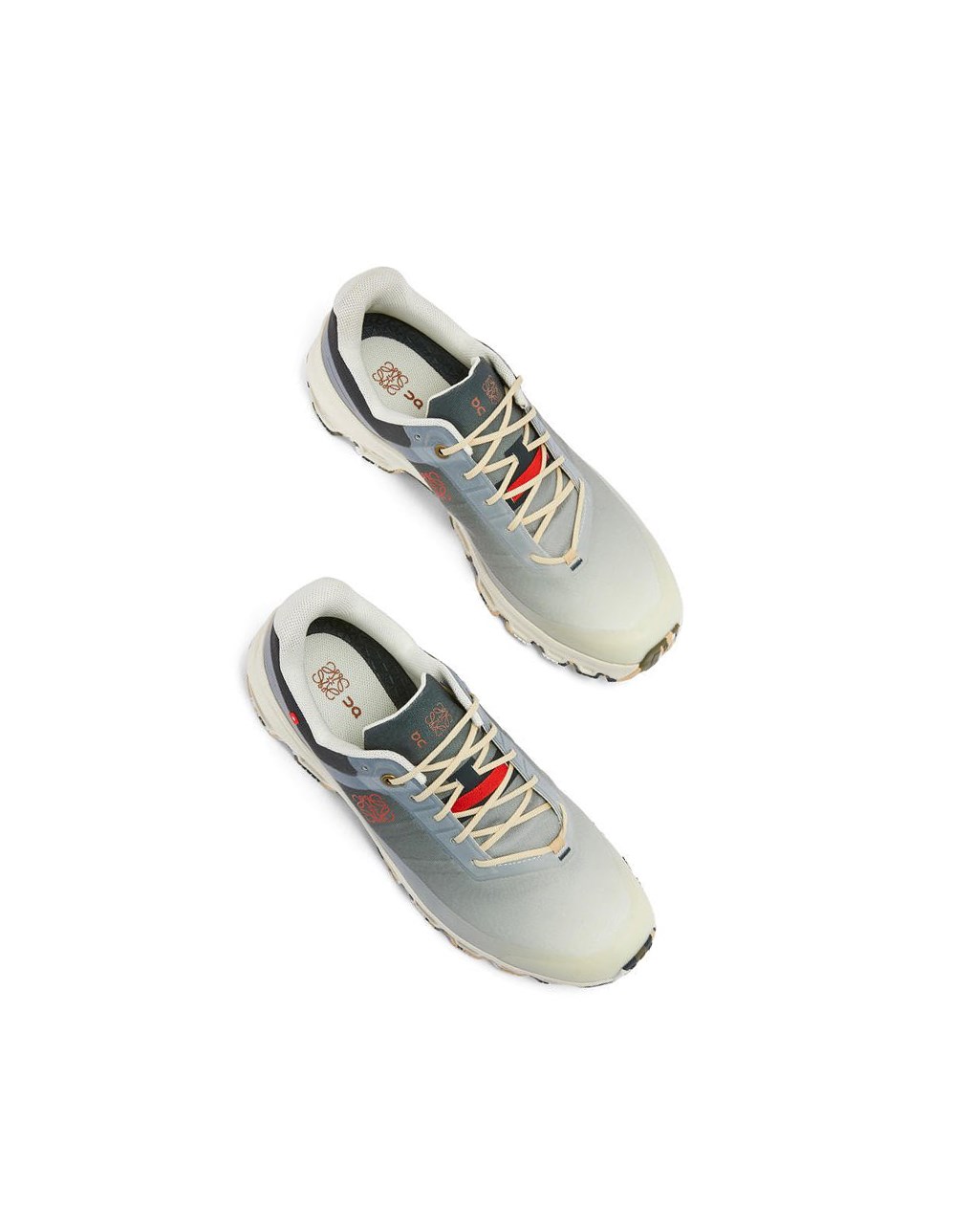 Loewe Cloudventure running shoe in nylon Kaki | SEOUY-2198