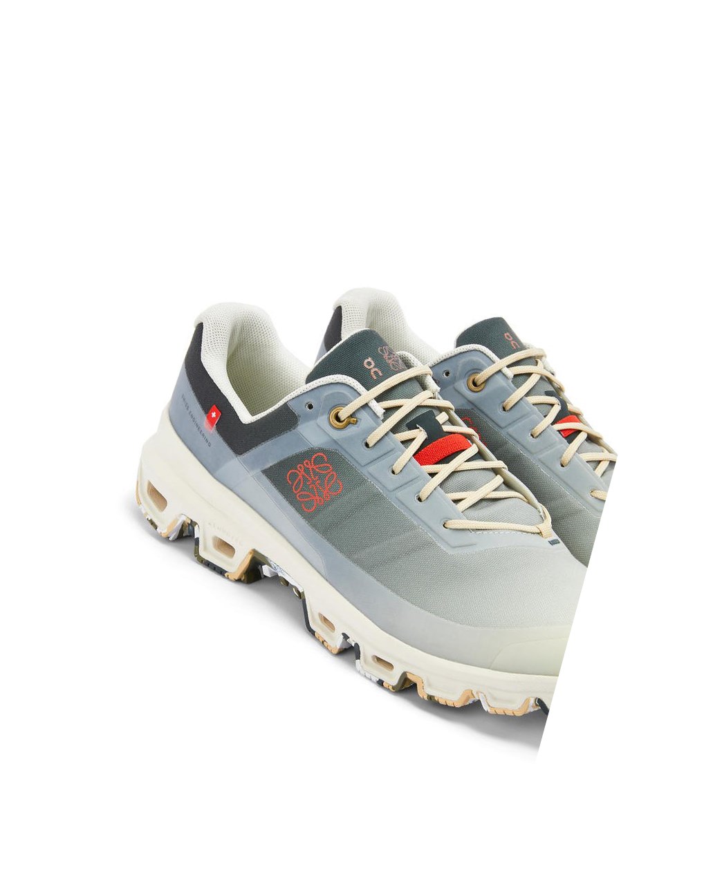 Loewe Cloudventure running shoe in nylon Kaki | SEOUY-2198