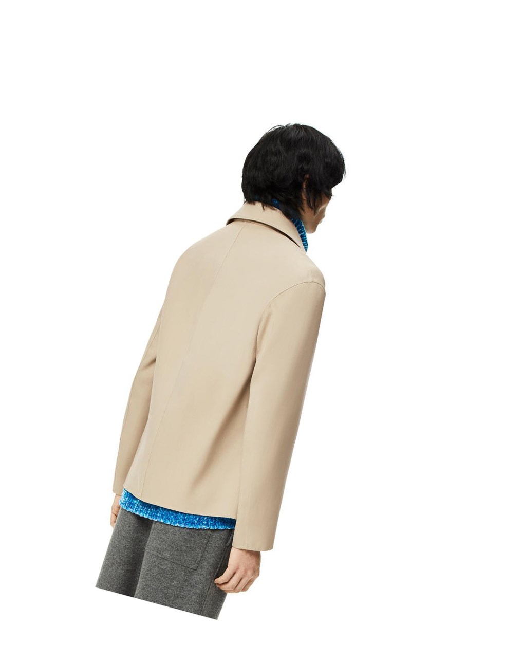 Loewe Colombo workwear jacket in wool Grises | HBACX-4598
