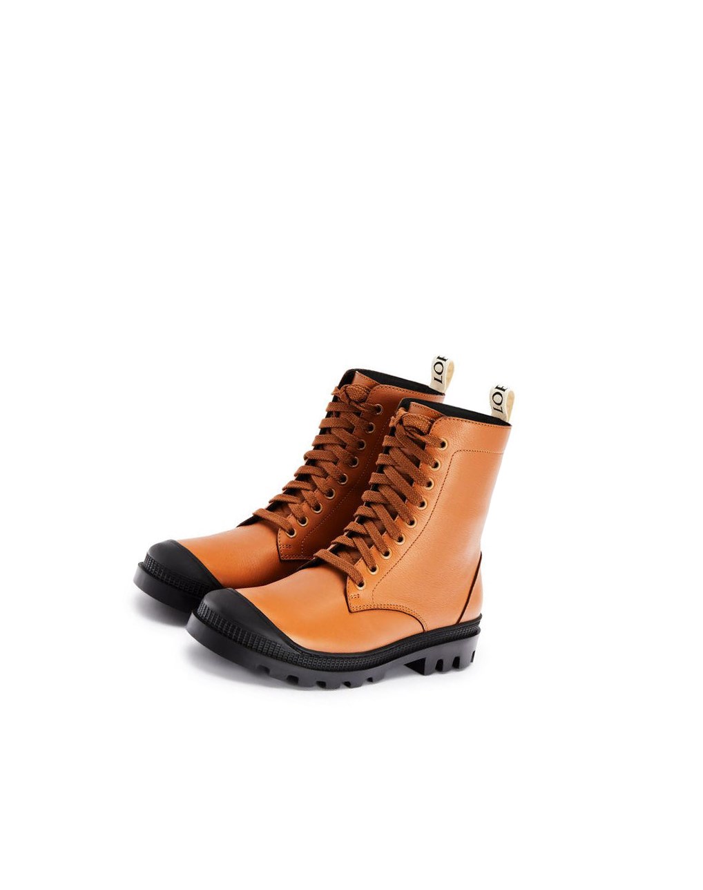 Loewe Combat boot in calfskin Tan | NSHMA-4916