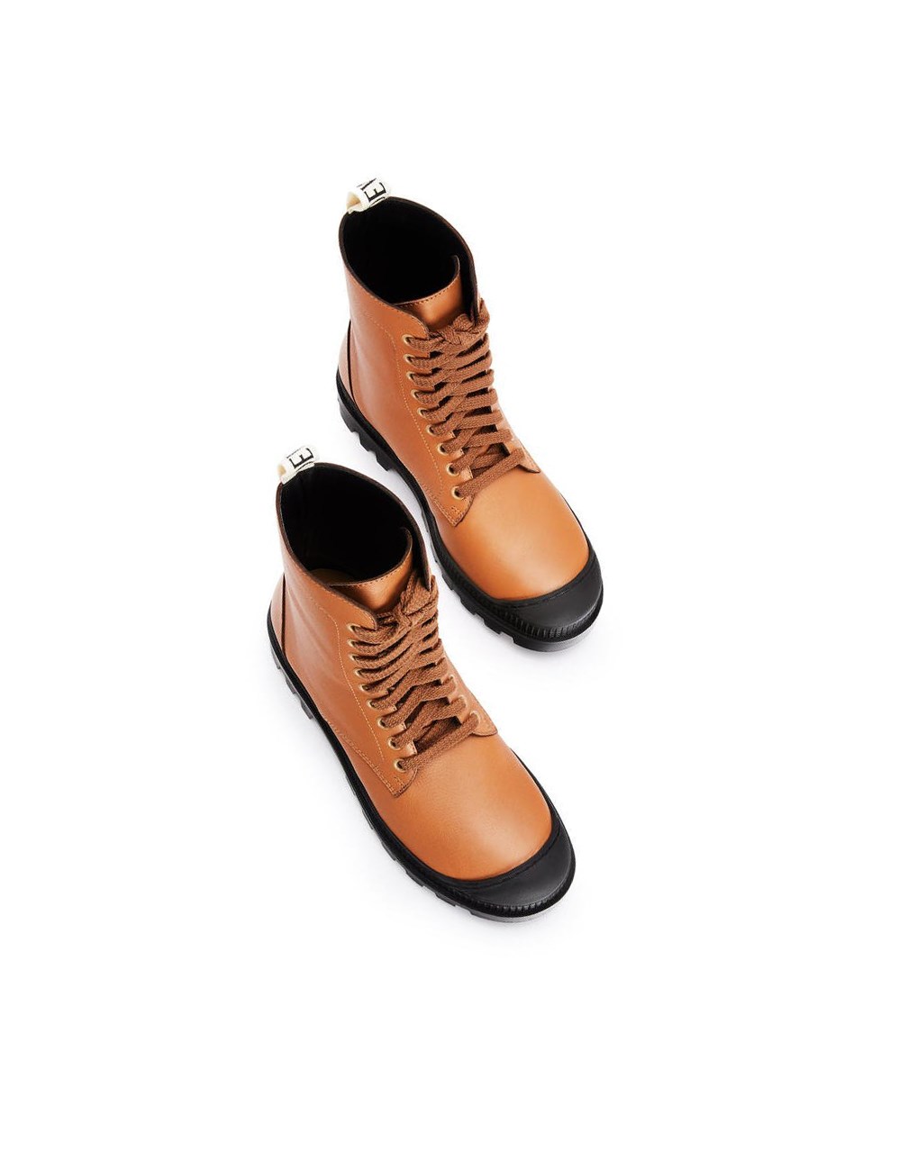 Loewe Combat boot in calfskin Tan | NSHMA-4916