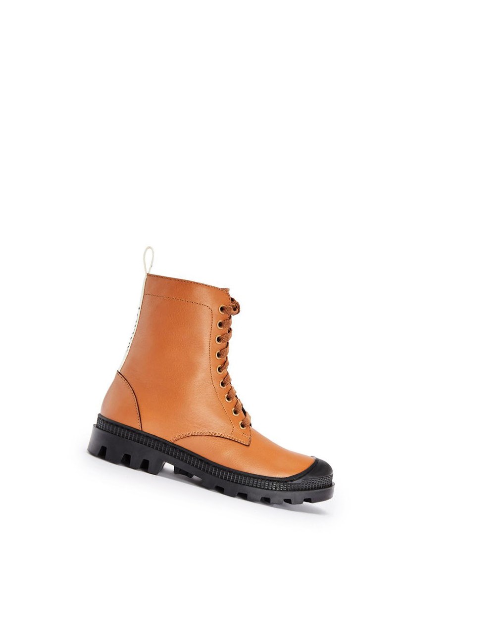 Loewe Combat boot in calfskin Tan | NSHMA-4916
