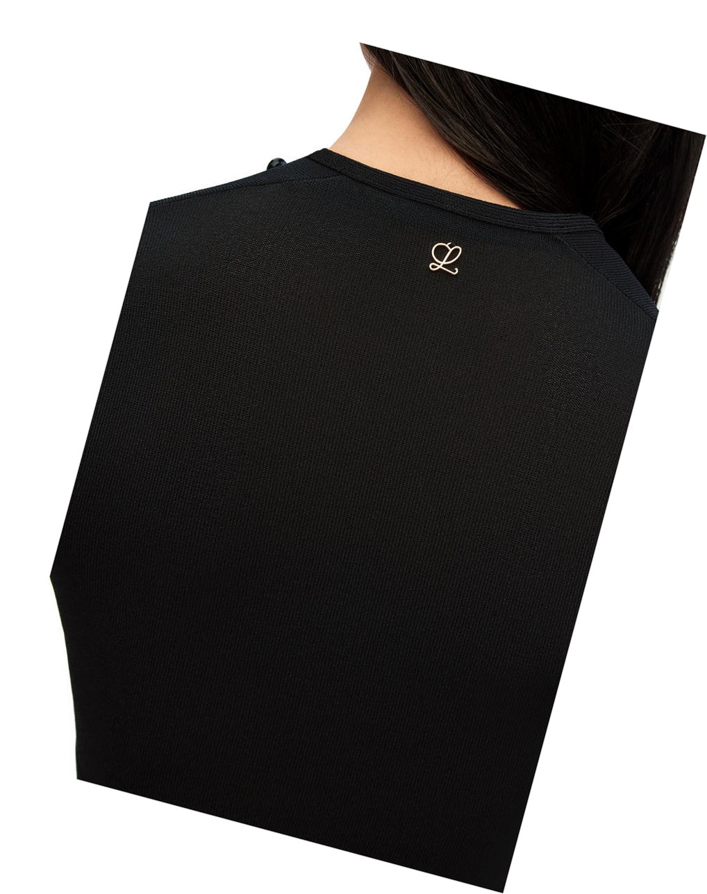 Loewe Cropped cardigan in viscose Negros | DZACL-7281