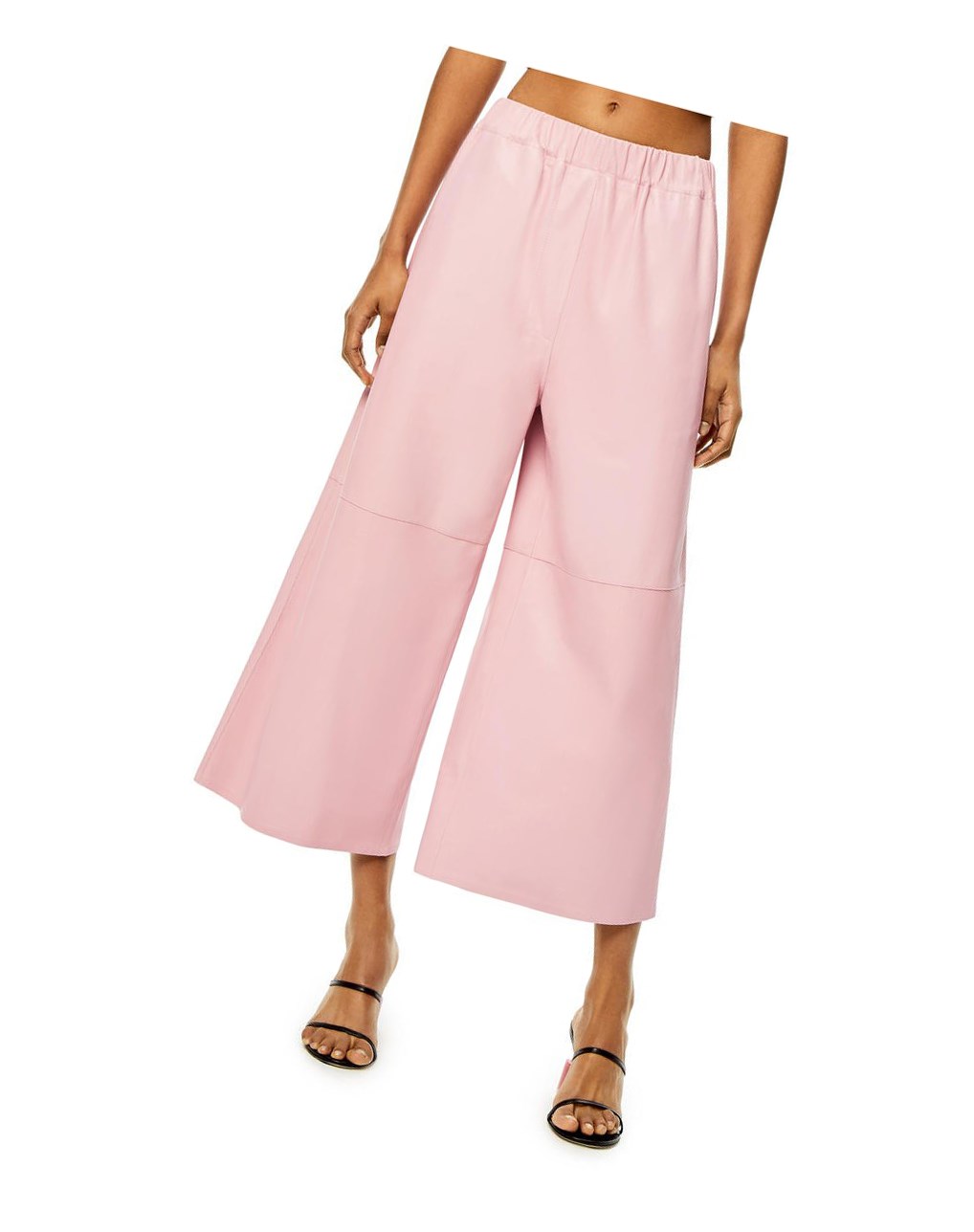 Loewe Cropped elasticated trousers Peony | WXUZC-7956
