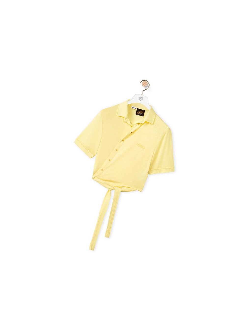 Loewe Cropped top in wool Amarillos | PVSYI-6271
