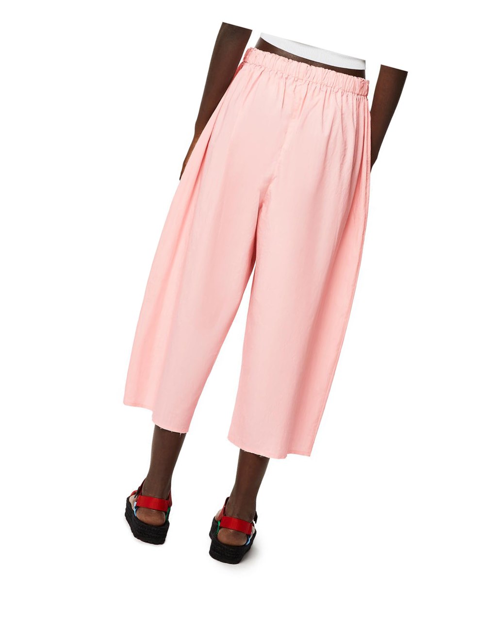 Loewe Cropped trousers in cotton Dahlia | GNSTC-7094
