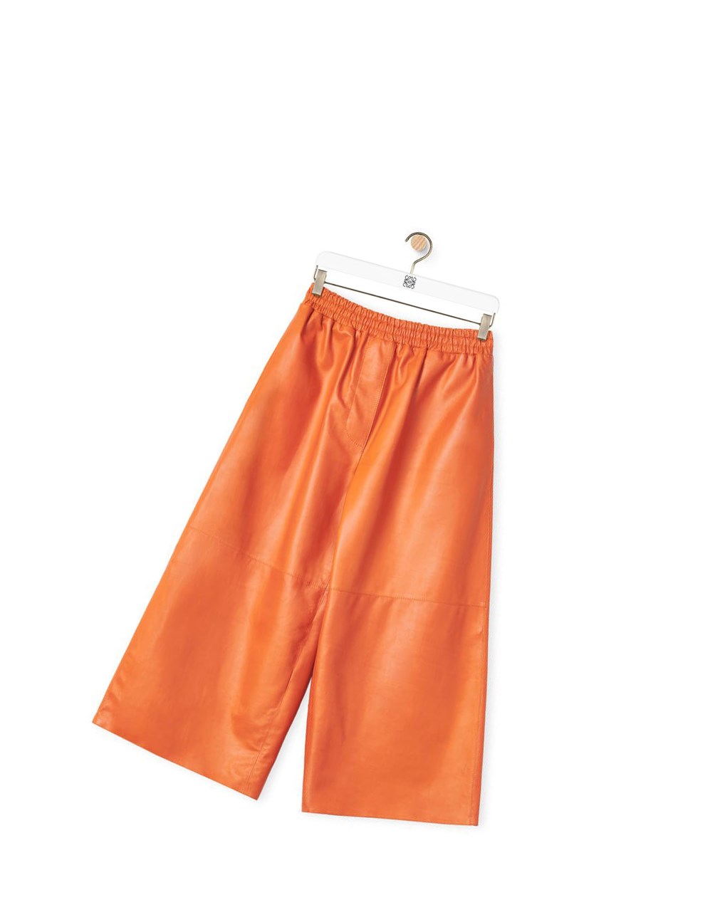 Loewe Cropped trousers in nappa Naranjas | HUGSN-1253