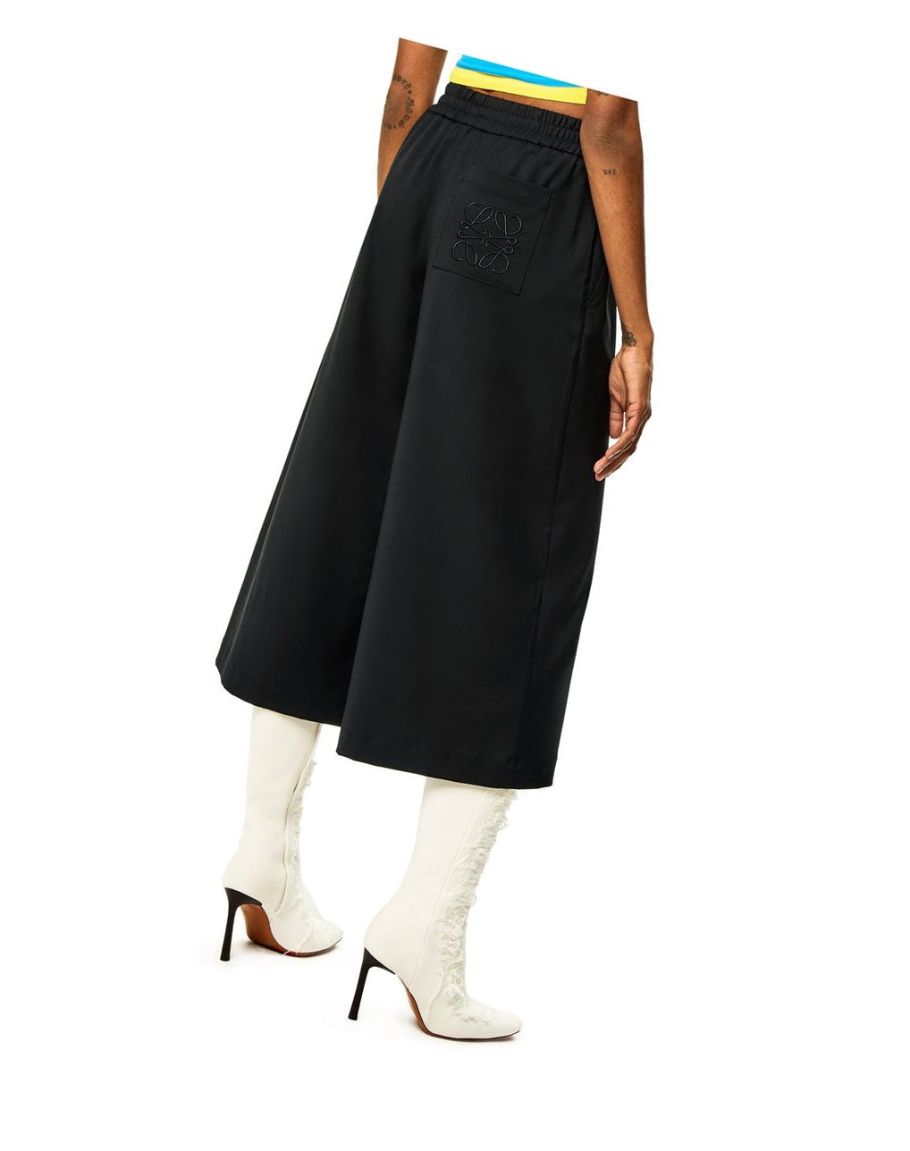 Loewe Cropped trousers in wool Negros | HWJDL-1095