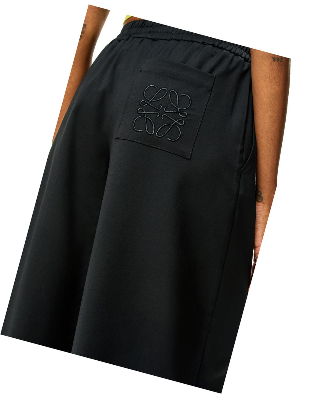 Loewe Cropped trousers in wool Negros | HWJDL-1095