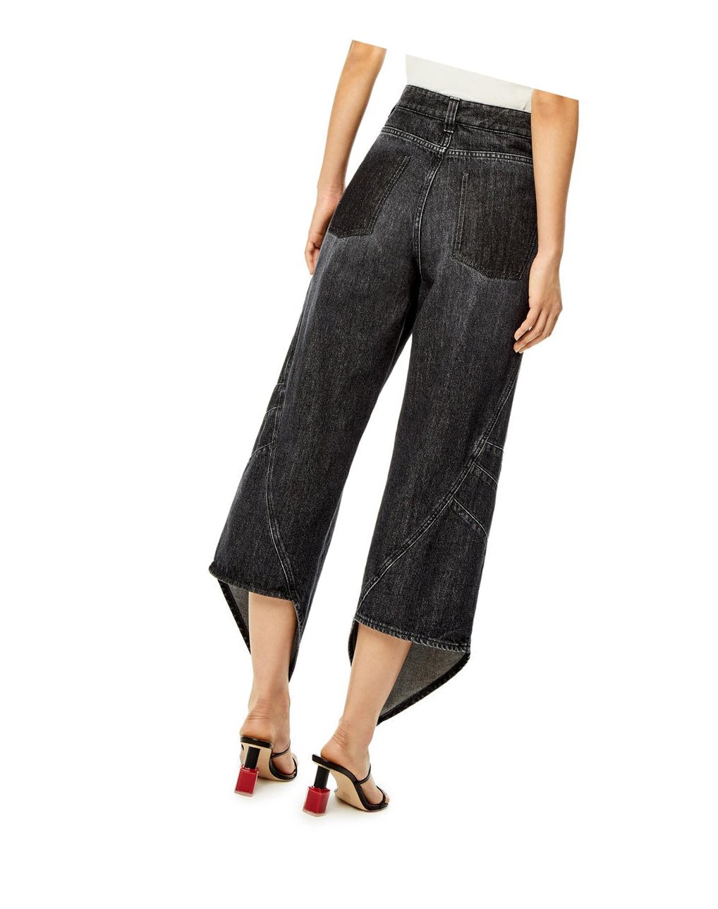 Loewe Curved jeans in denim Negros | QRIOV-0654
