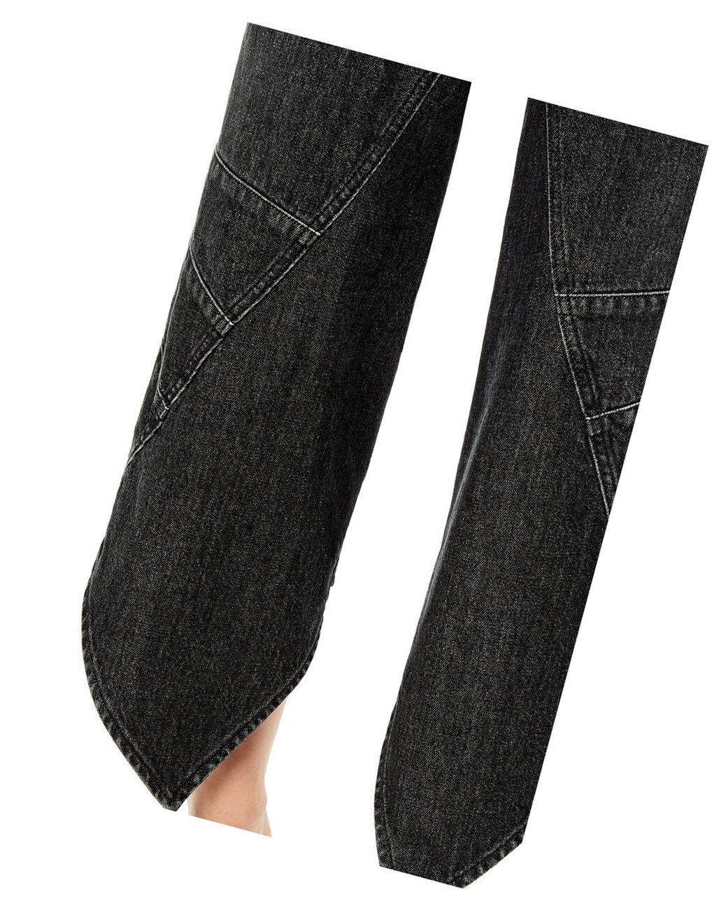Loewe Curved jeans in denim Negros | QRIOV-0654