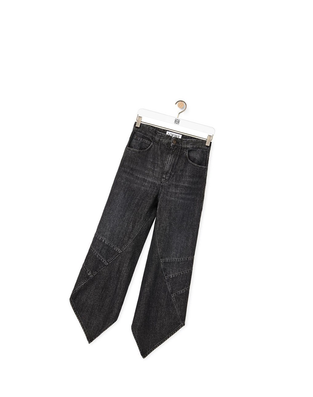 Loewe Curved jeans in denim Negros | QRIOV-0654