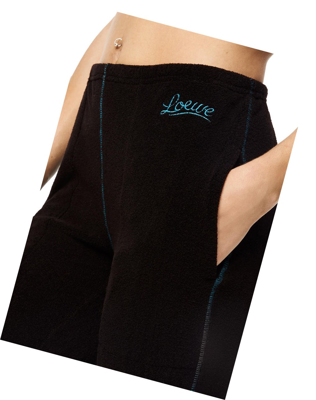 Loewe Cycling shorts in viscose Negros | CLHSF-2965