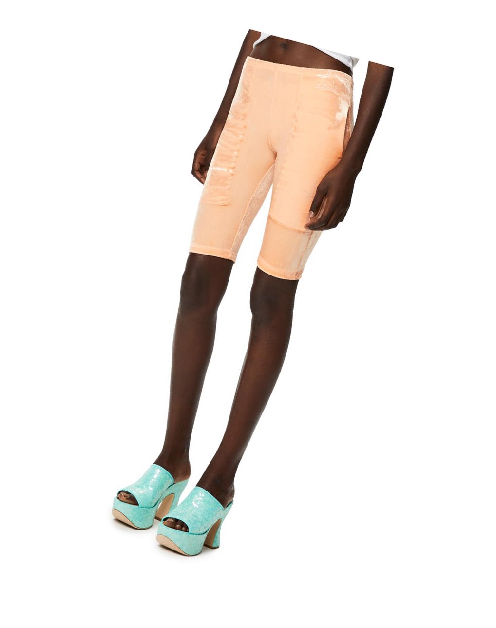 Loewe Cycling shorts in viscose Rosas | BOPEH-8016