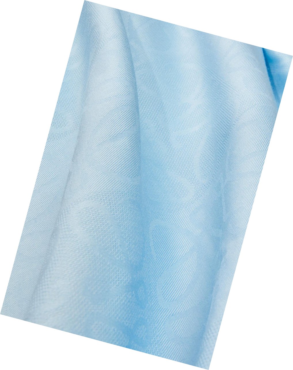 Loewe Damero scarf in wool, silk and cashmere Azules | OTRQS-9648