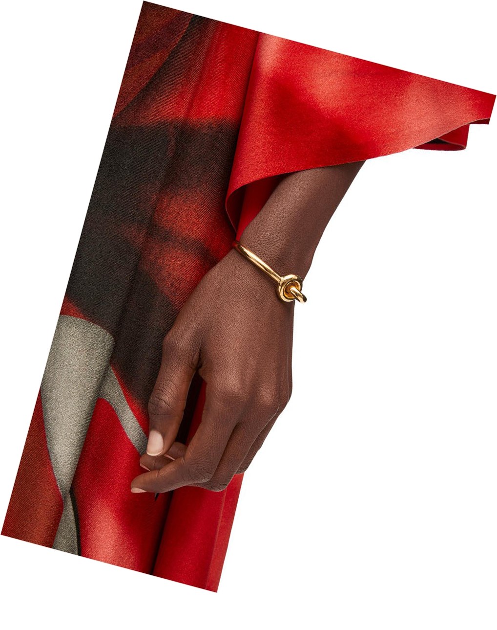 Loewe Donut link cuff in sterling silver Dorados | DVOTC-6129