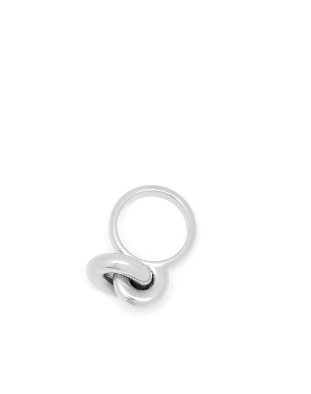 Loewe Donut link ring in sterling silver Plateados | FACPJ-6089
