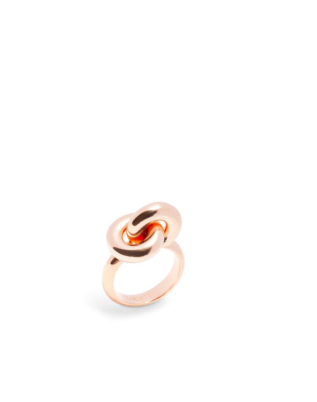 Loewe Donut link ring in sterling silver Rosas Dorados | RCEPJ-2645