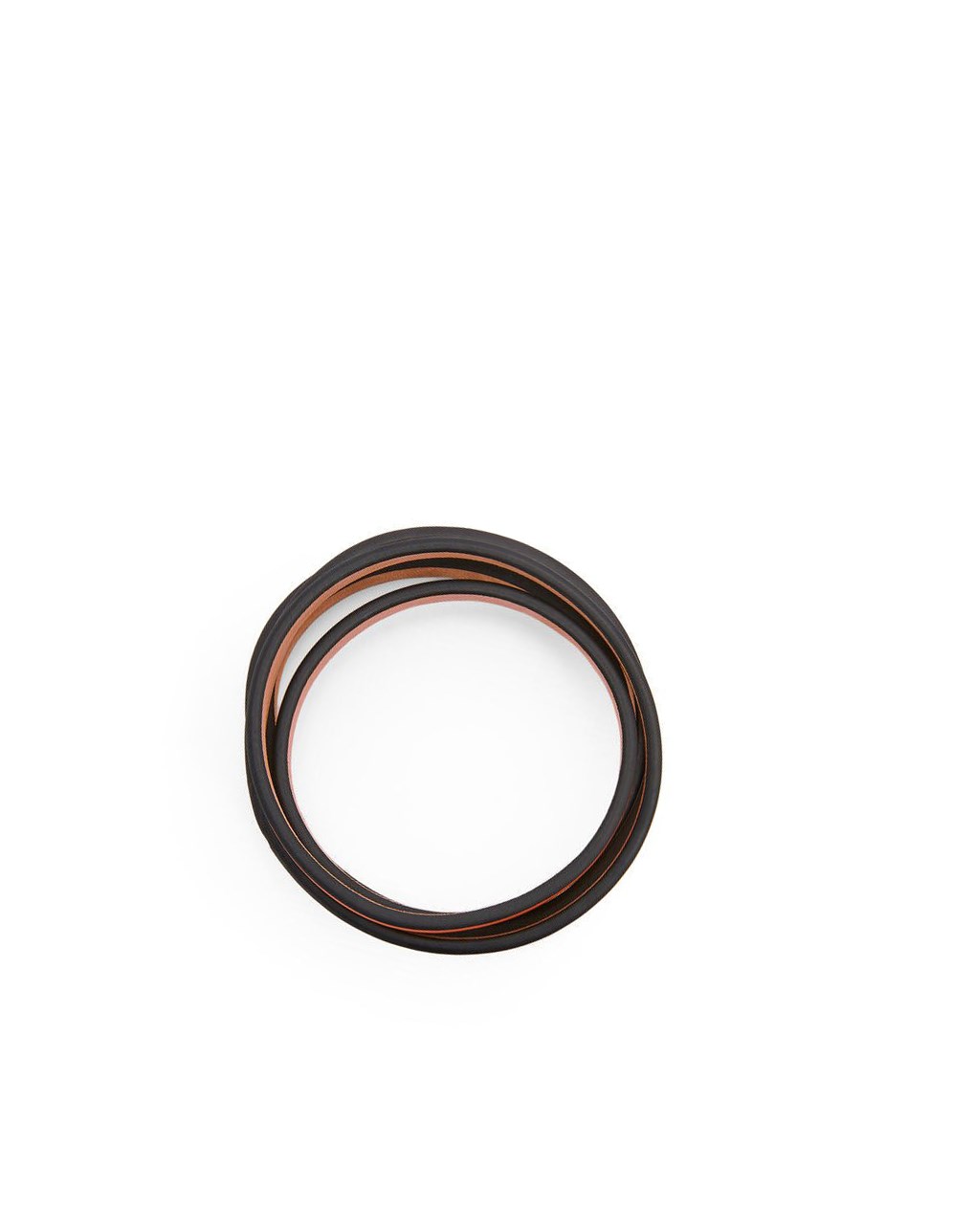 Loewe Double bangle set in classic calfskin Naranjas | FIYUV-0238