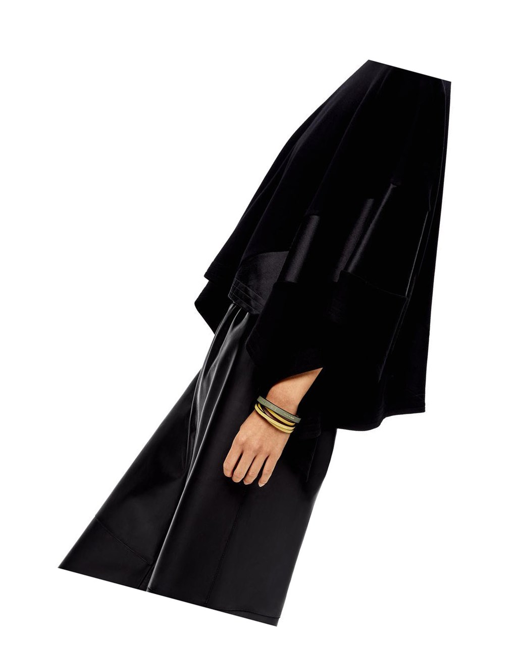 Loewe Double bangle set in classic calfskin Amarillos | VDHQO-4853