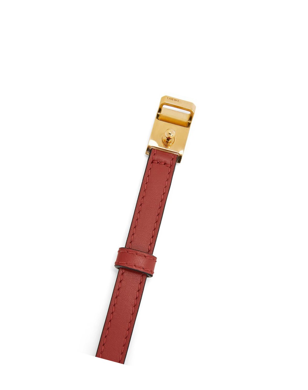 Loewe Double bracelet in calfskin Pomodoro | VTUKB-7621