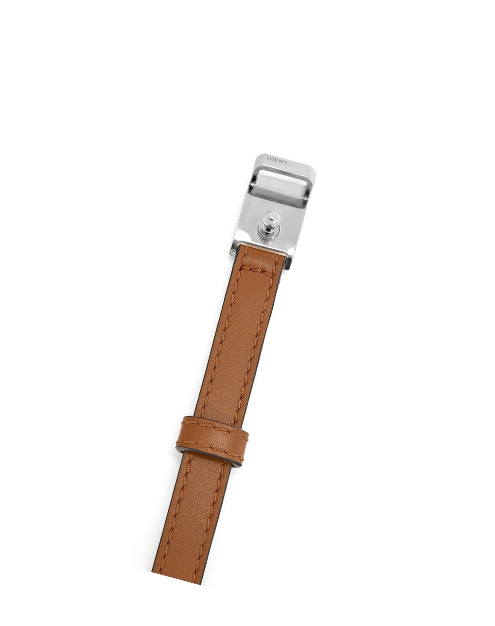 Loewe Double bracelet in calfskin Tan | JMAVL-3925