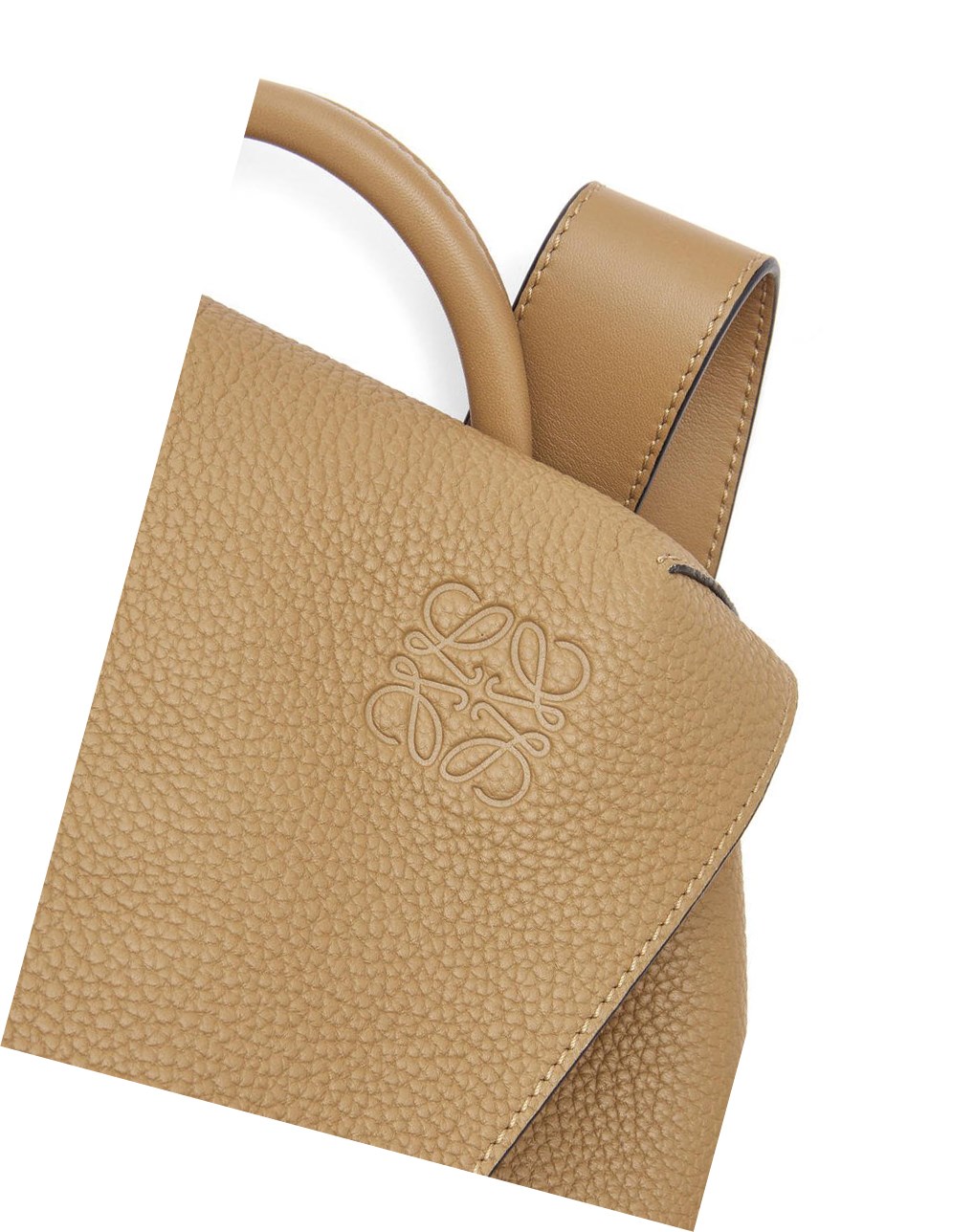 Loewe Drawstring Backpack in grained calfskin Azules | OVKYN-5712