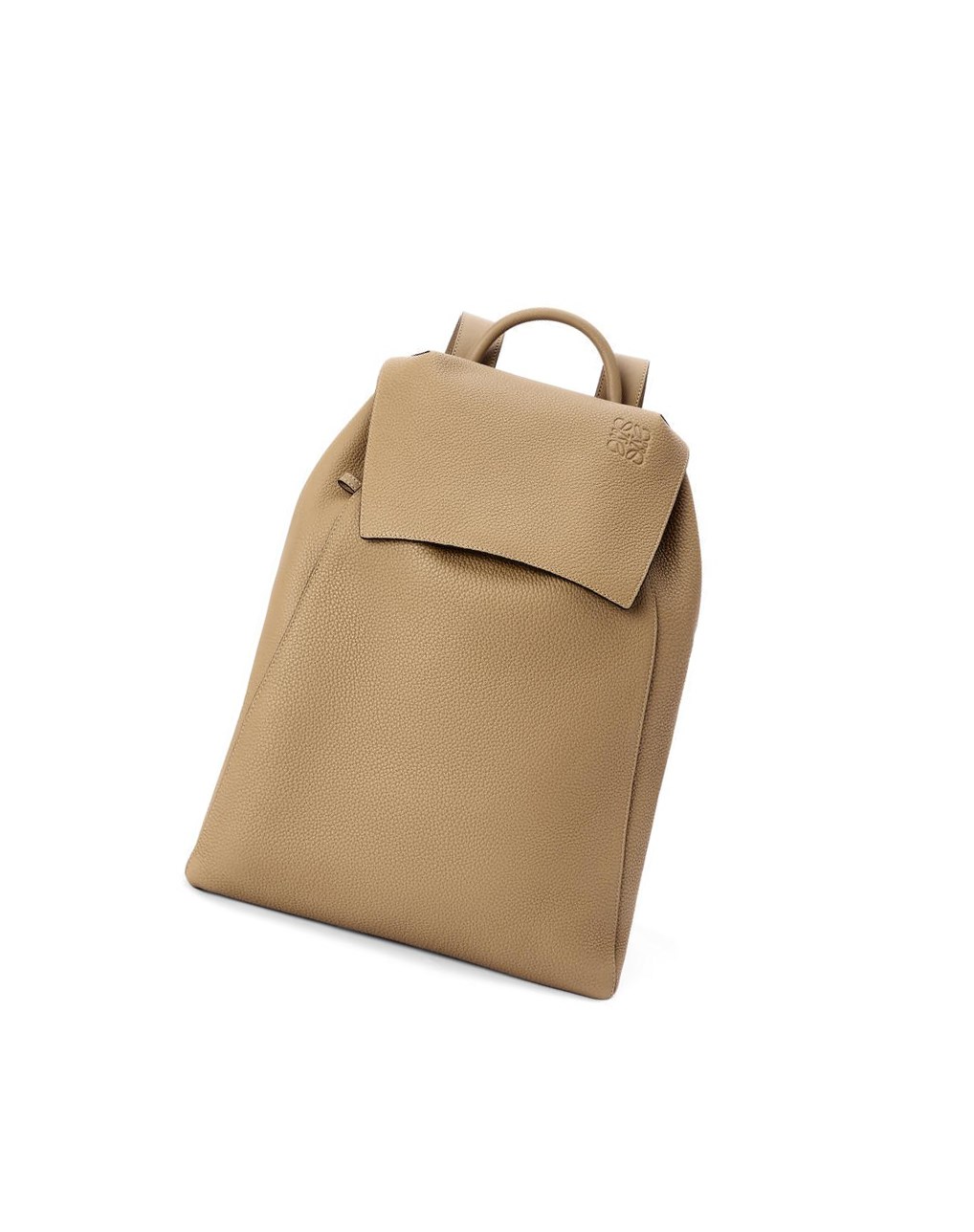Loewe Drawstring Backpack in grained calfskin Azules | OVKYN-5712
