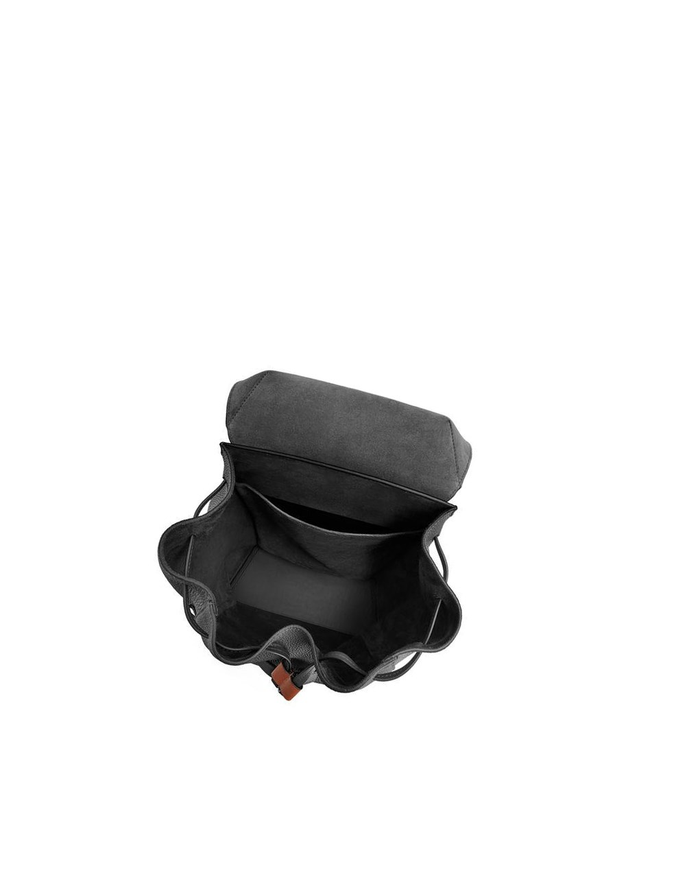 Loewe Drawstring Backpack in grained calfskin Negros | QNPLD-9413