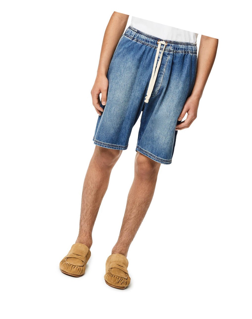 Loewe Drawstring shorts in denim Azules | LNYOK-3904