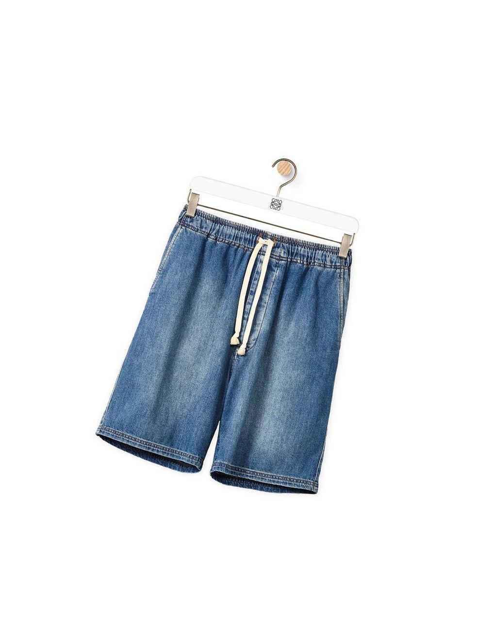 Loewe Drawstring shorts in denim Azules | LNYOK-3904
