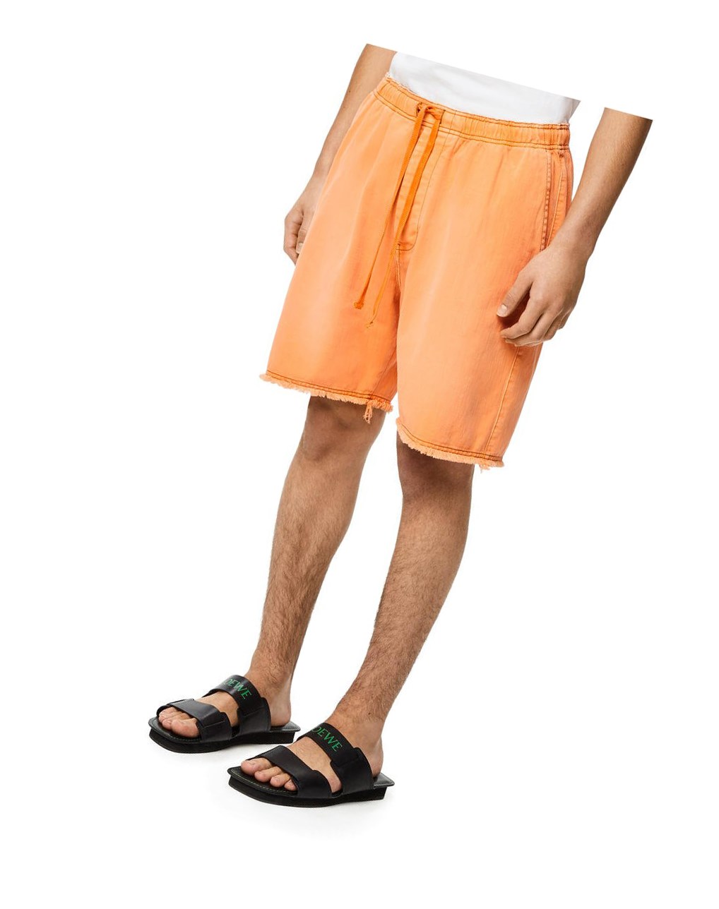 Loewe Drawstring shorts in denim Mandarin | JUTDB-4521