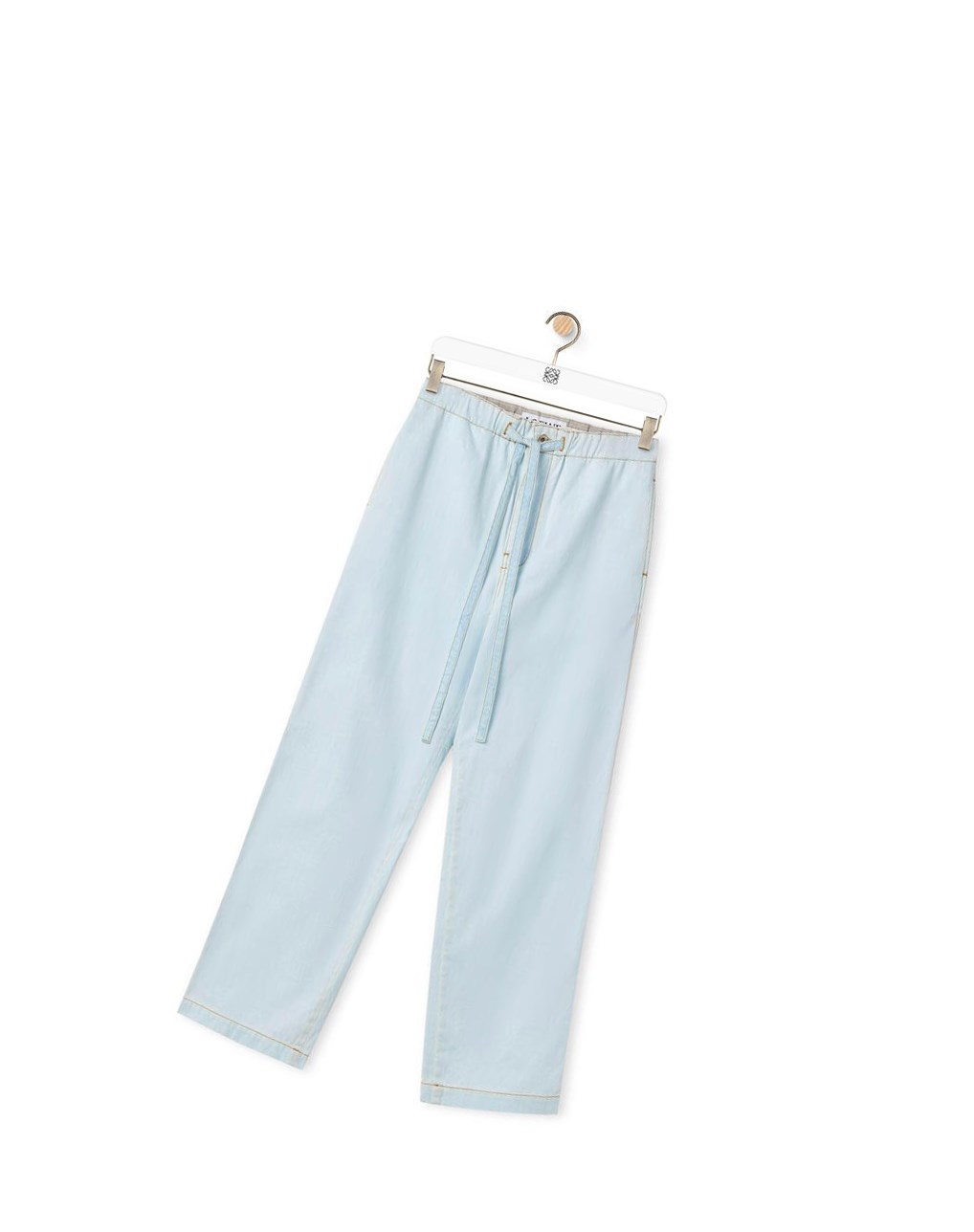 Loewe Drawstring trousers in denim Azules | ELUBJ-1428