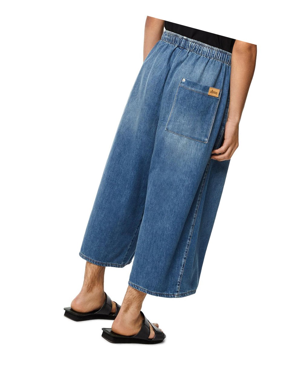 Loewe Drawstring trousers in denim Azules | OJVRL-2730
