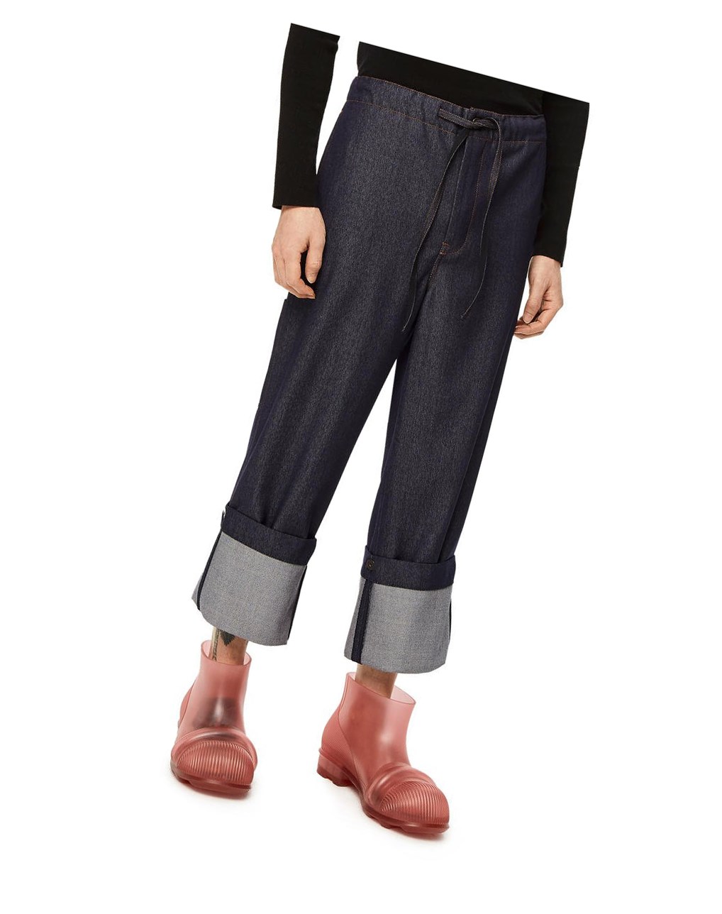 Loewe Drawstring trousers in wool Azules | FMELK-2460