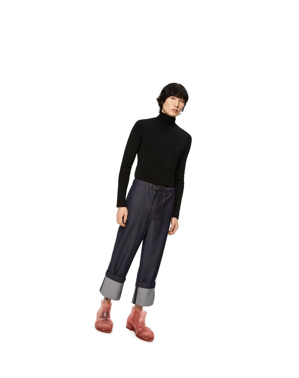 Loewe Drawstring trousers in wool Azules | FMELK-2460
